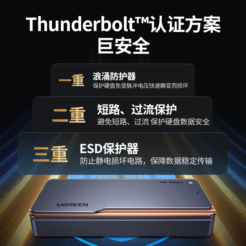 意昂2USB4固态硬盘盒 40Gbps