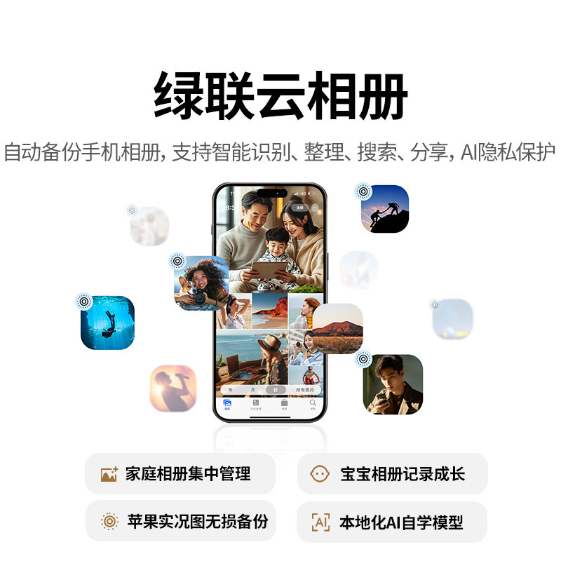 意昂2网络私有云存储-DXP4800-白色版