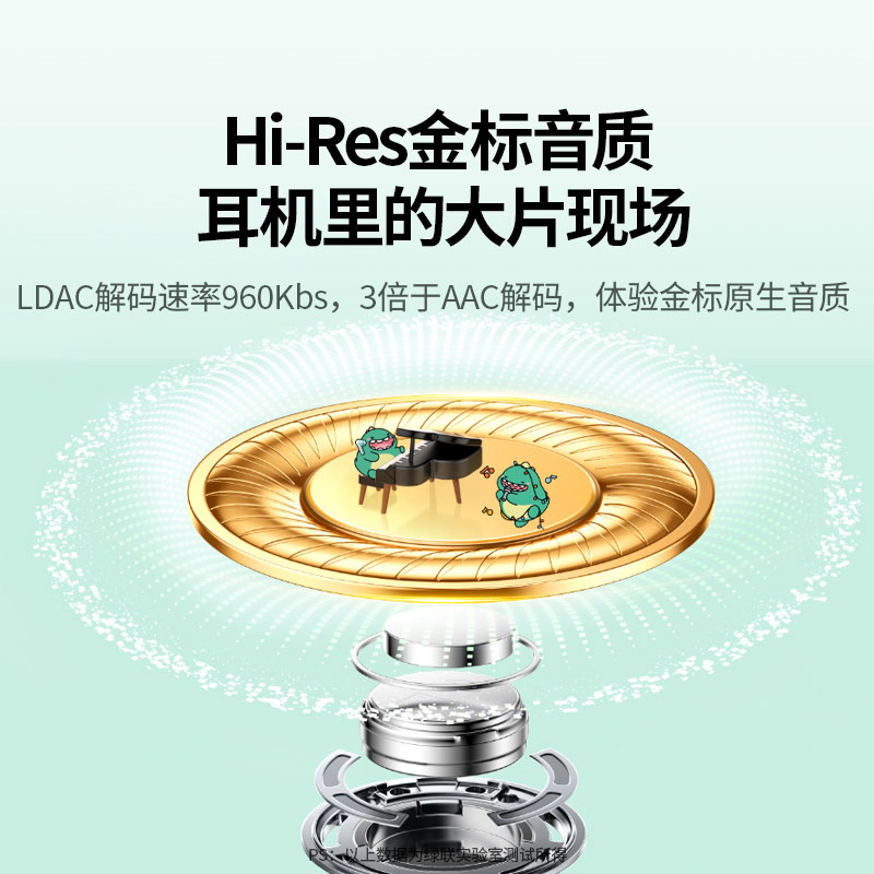 意昂2T6s×小龙格林 入耳式蓝牙降噪耳机 联名款