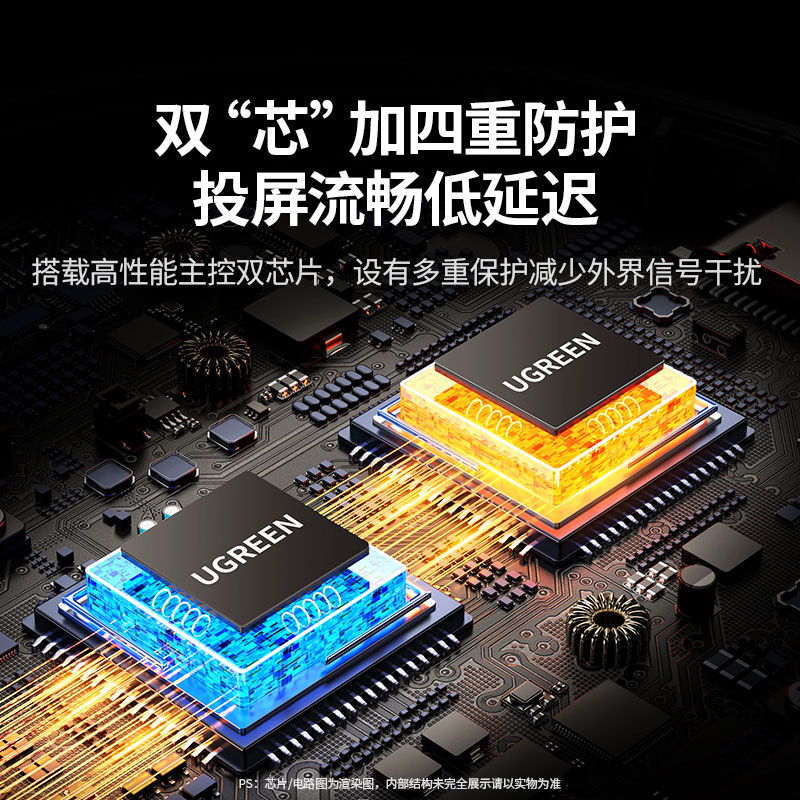 意昂24K高清Type‑C无线投屏器