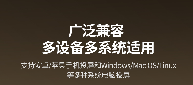 nzkyk 投屏器 接口丰富 HDMI+3.5音频口