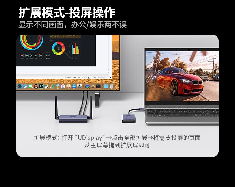 nzkyk 无线投屏器 合金外壳 散热性好