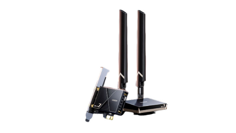 意昂2CM822-65785 PCI-E无线网卡WiFI7+蓝牙5.4底座款操作教程