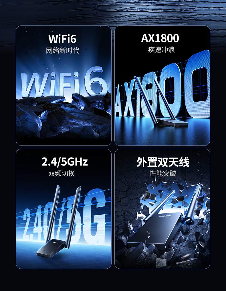 意昂2CM495-25226 2.4G+5G双频 随环境切换