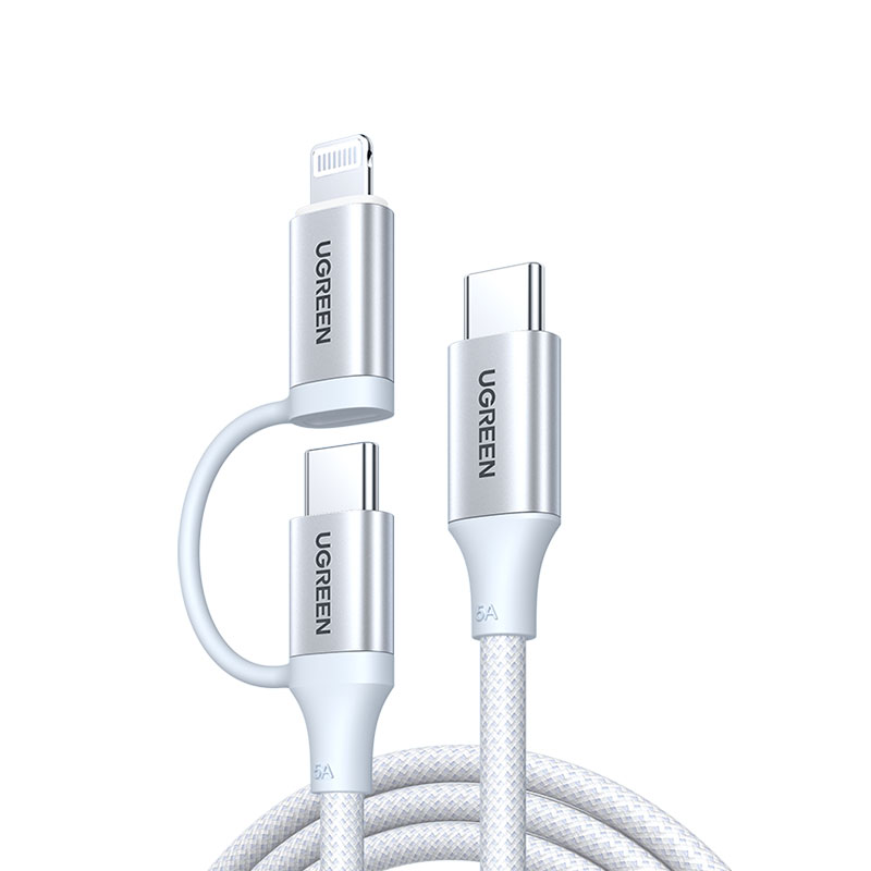 意昂2双Type-C转Lightning 二合一数据线