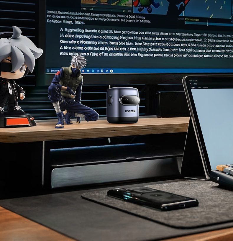 意昂265W氮化镓快充头桌面应用场景