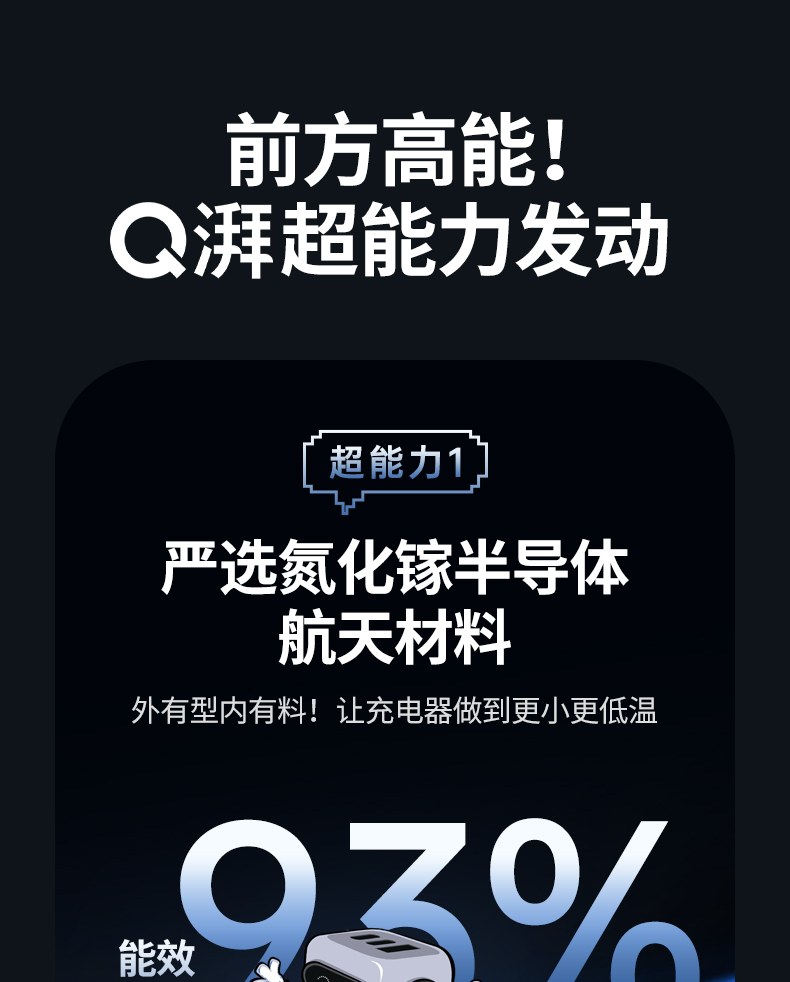 意昂2CD361 65W充电器手机快充展示