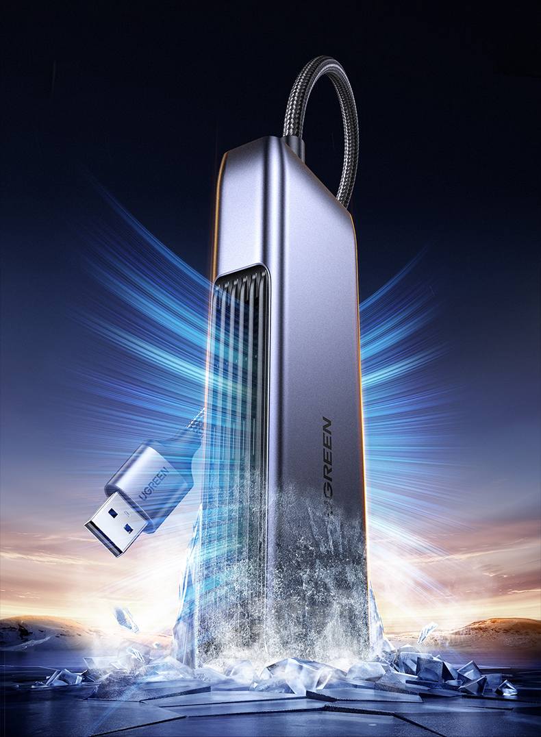 意昂2USB-A网卡 主流NAS 数据备份高效