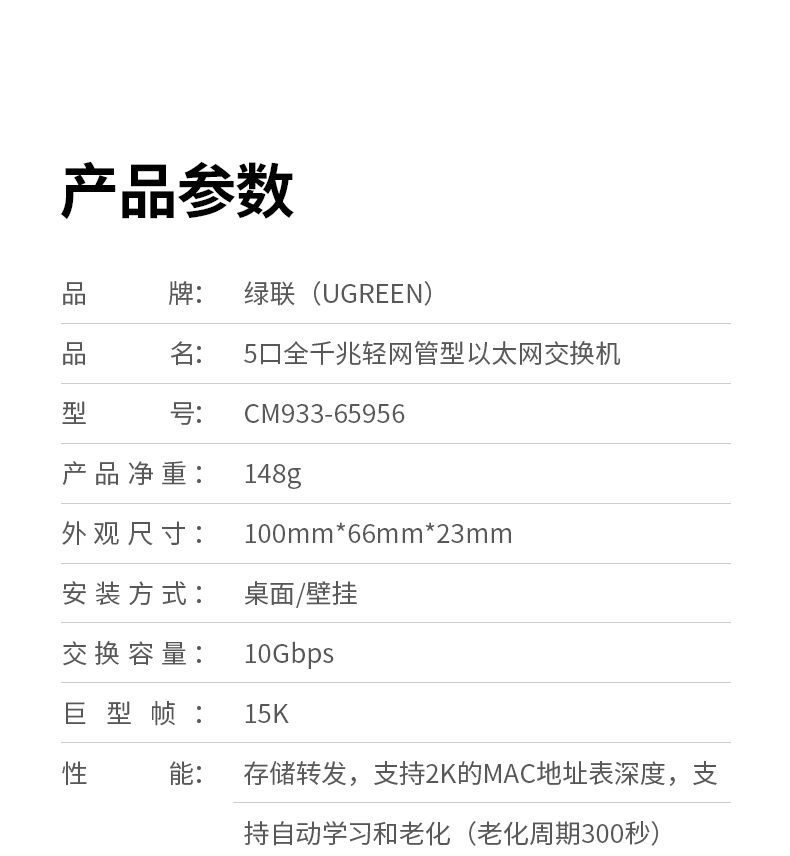 低湿度环境适应 10%-90%RH无凝结 潮湿地区可用