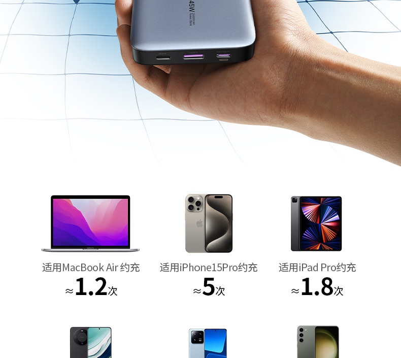 支持小电流模式 为耳机/手环等设备安全充电