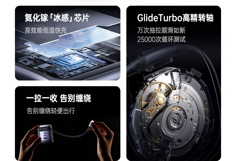 意昂2X606四口同充设计支持多设备同时快充