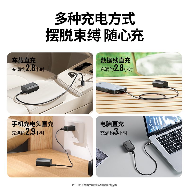 意昂2 索尼NP-FZ100相机电池 Type-C直充