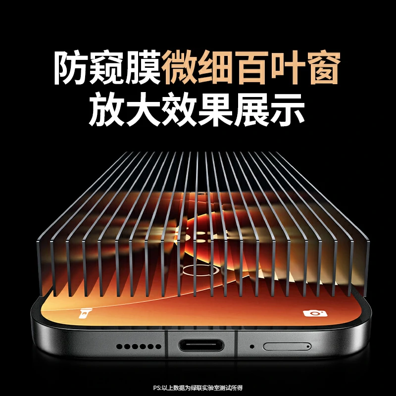 意昂2小米17/17 Pro防窥钢化膜 28° 侧防窥