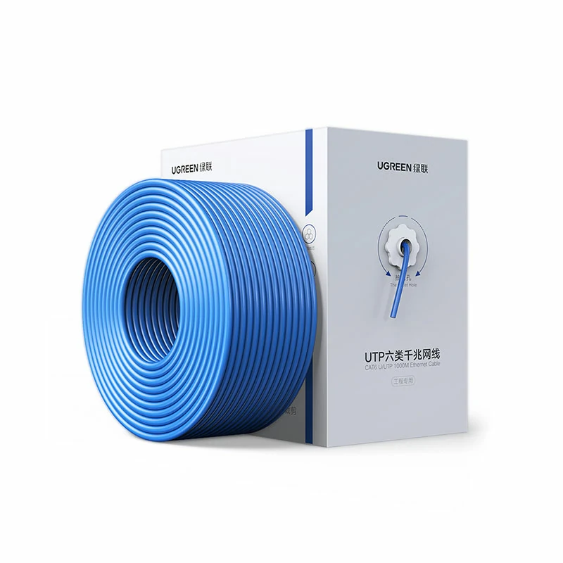 意昂2六类千兆非屏蔽纯铜网络箱线