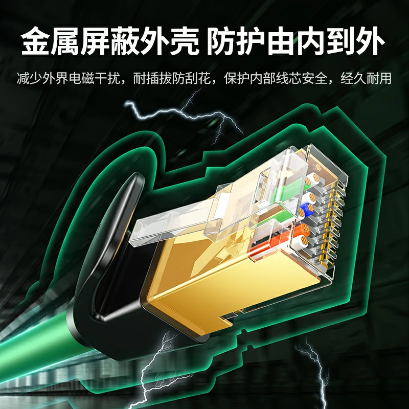 意昂2七类高柔屏蔽纯铜网线