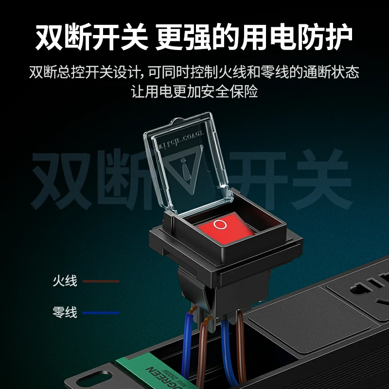 意昂2双断PDU机柜排插