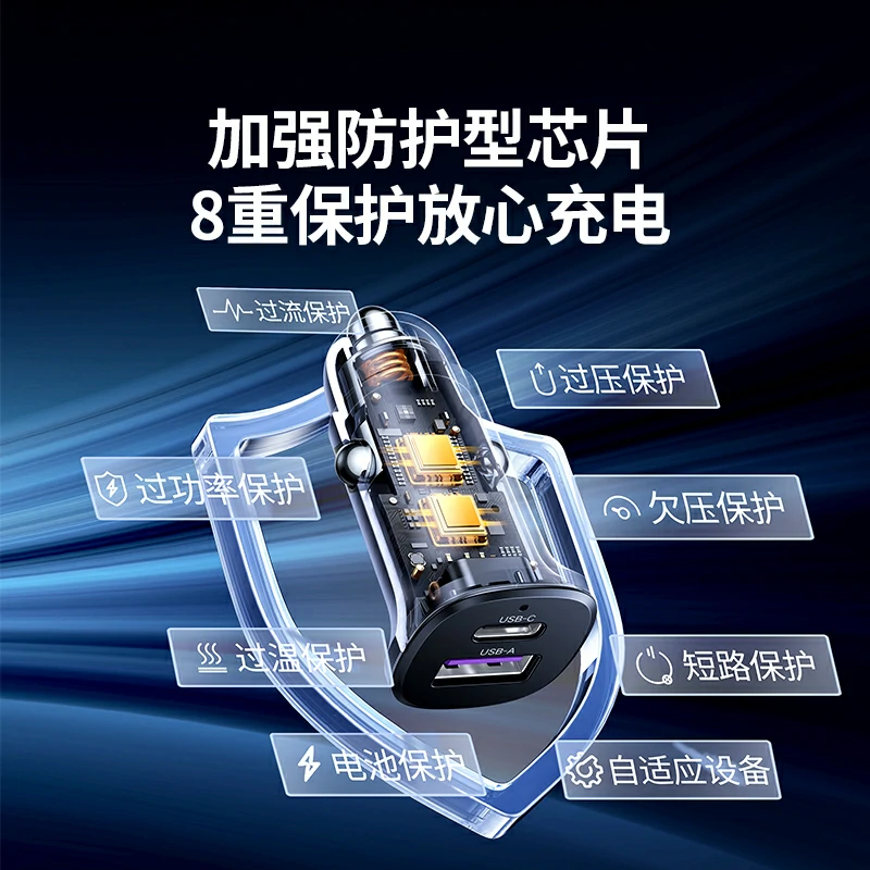 意昂2车载充电器 PD30W 双口快充