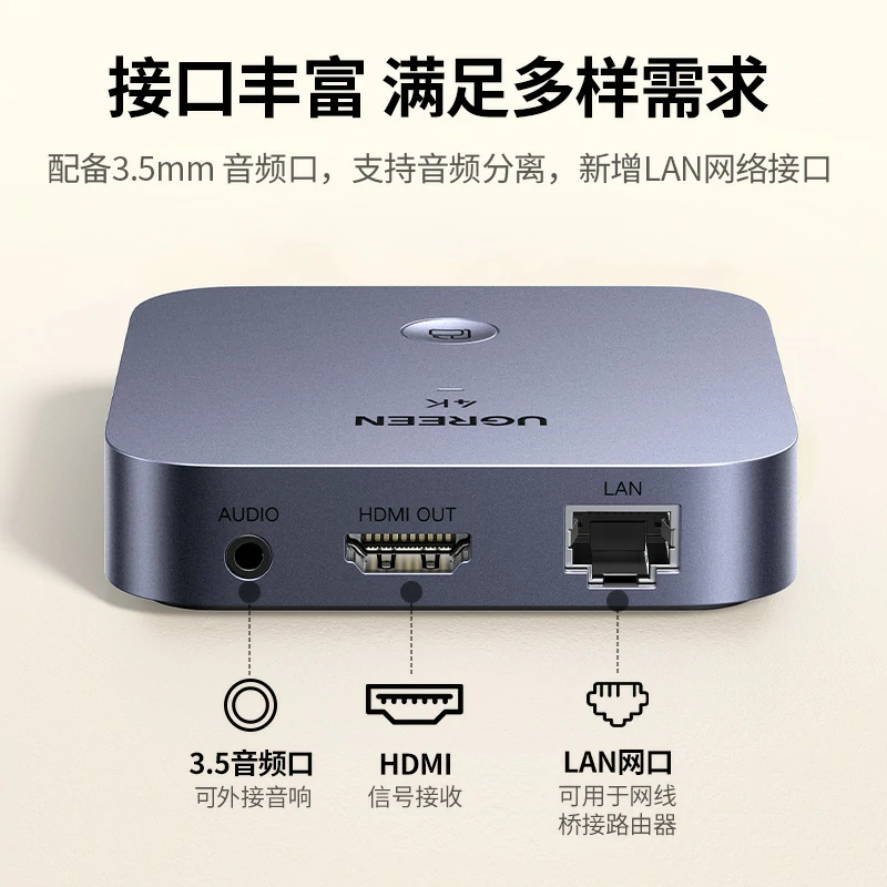 意昂24K高清 无线手机投屏器