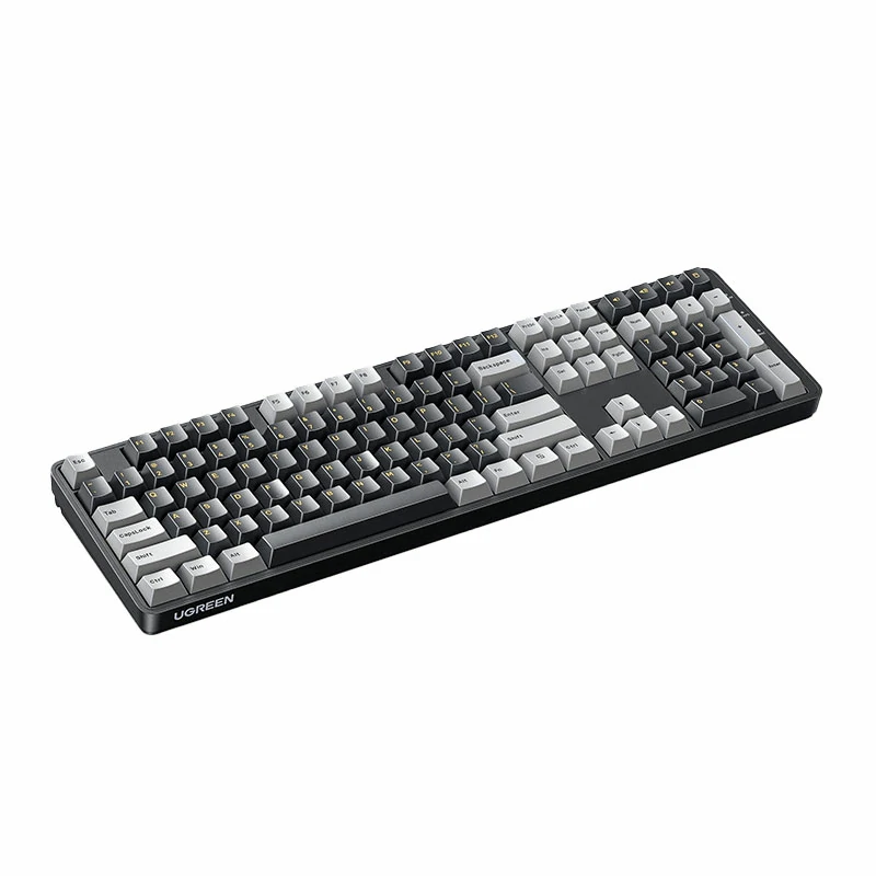 意昂2108键轻音红轴有线机械键盘