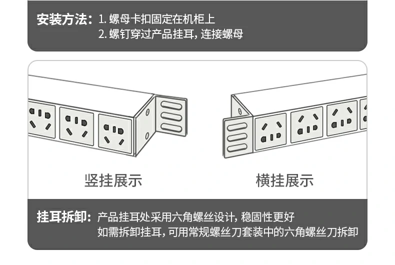 多层安全防护的机柜PDU