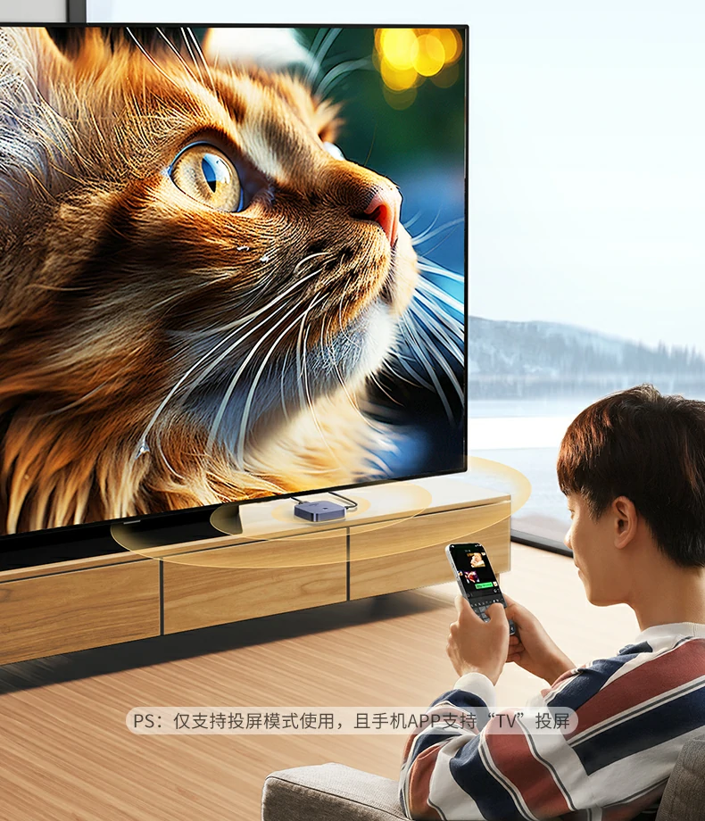 支持Windows/macOS 意昂2投屏器笔记本电脑同屏