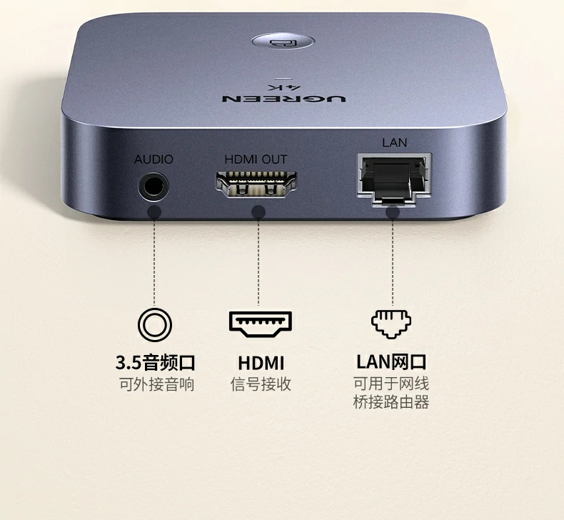 高清画质还原 意昂2投屏器色彩饱满无失真
