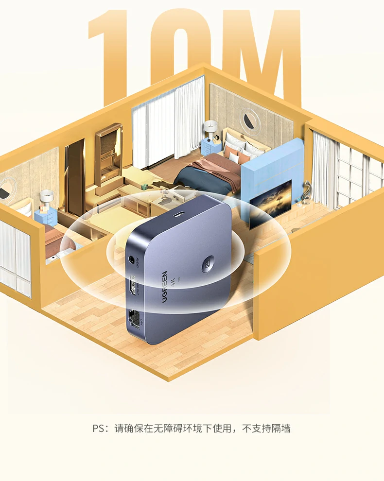 抗干扰能力强 意昂2投屏器复杂环境稳定传输