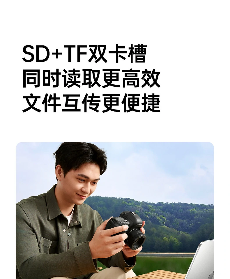 意昂2CM803读卡器SD与TF双卡同时插入并行读取演示