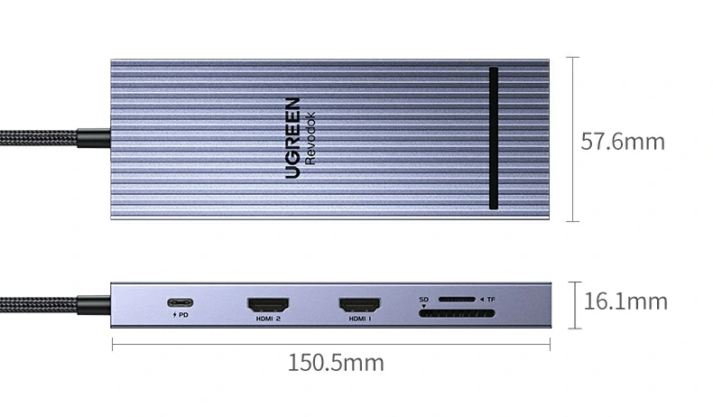 意昂2CM886扩展坞配件与包装展示，简约实用