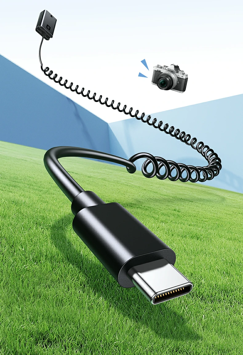 意昂2相机模拟电池Type-C接口特写，支持充电宝续电使用场景