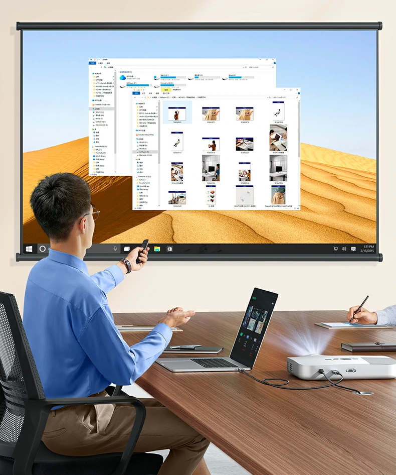 HDMI线适配投影仪会议场景应用