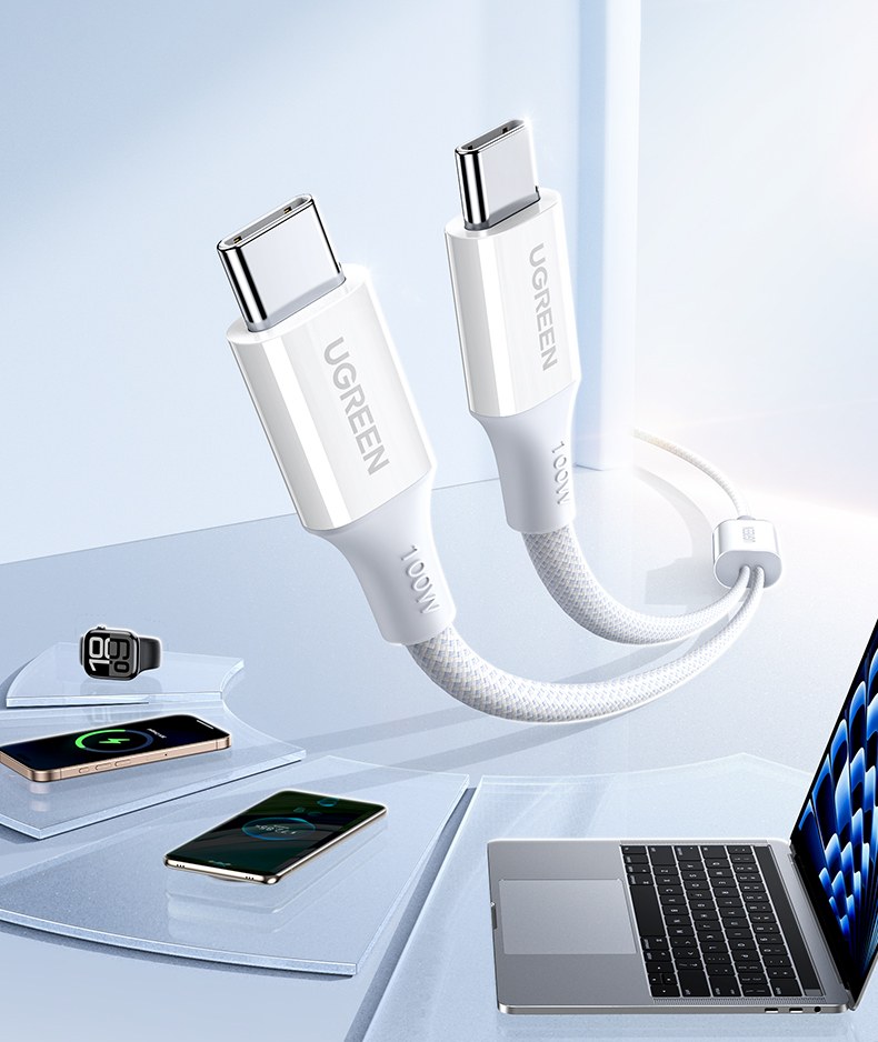 意昂2L527数据线PD100W疾速充电实拍效果