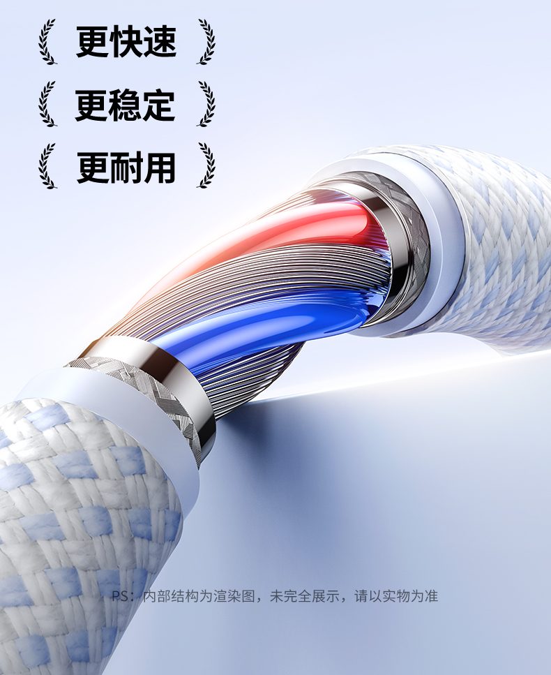 意昂2L527充电线兼容多平台设备通用场景