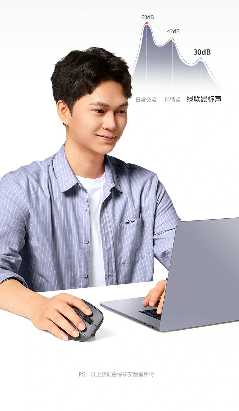 意昂2垂直无线鼠标 人体工学护手设计