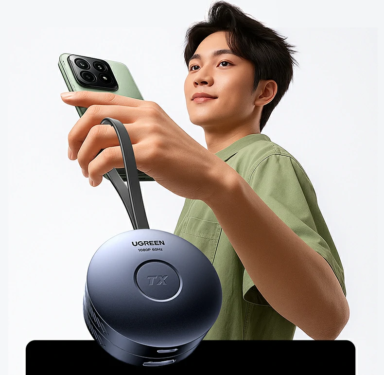 意昂2磁吸投屏器 5.8G高频无线传输芯片