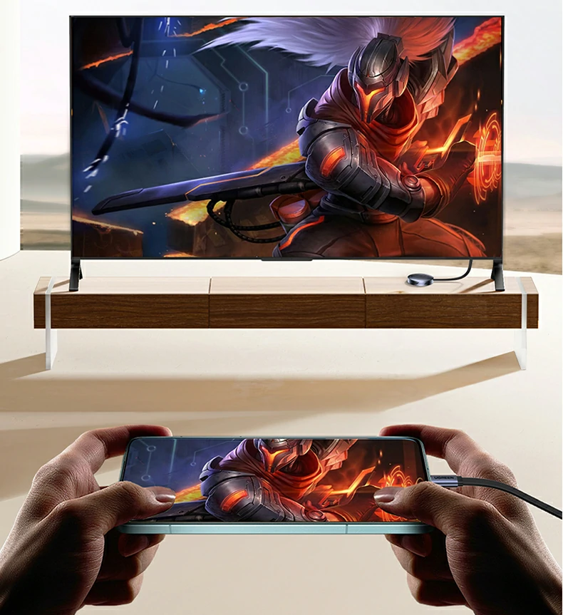 意昂21080P同屏器 课堂网课横竖屏切换示例