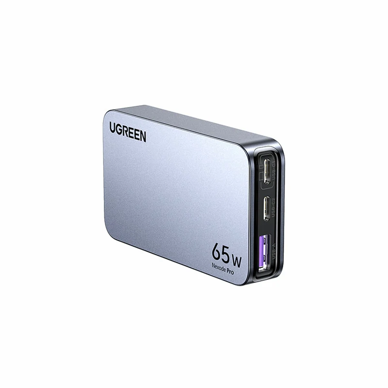 意昂2Nexode 闪充湃Pro 65W三口氮化镓饼干充电器