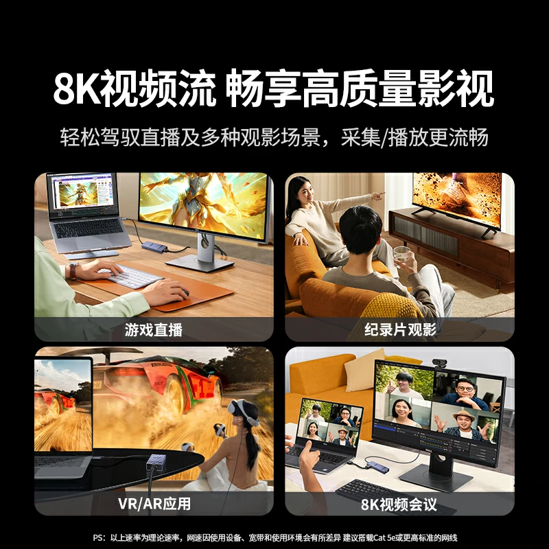 意昂2Type-C六合一多功能扩展坞 鳍纹款