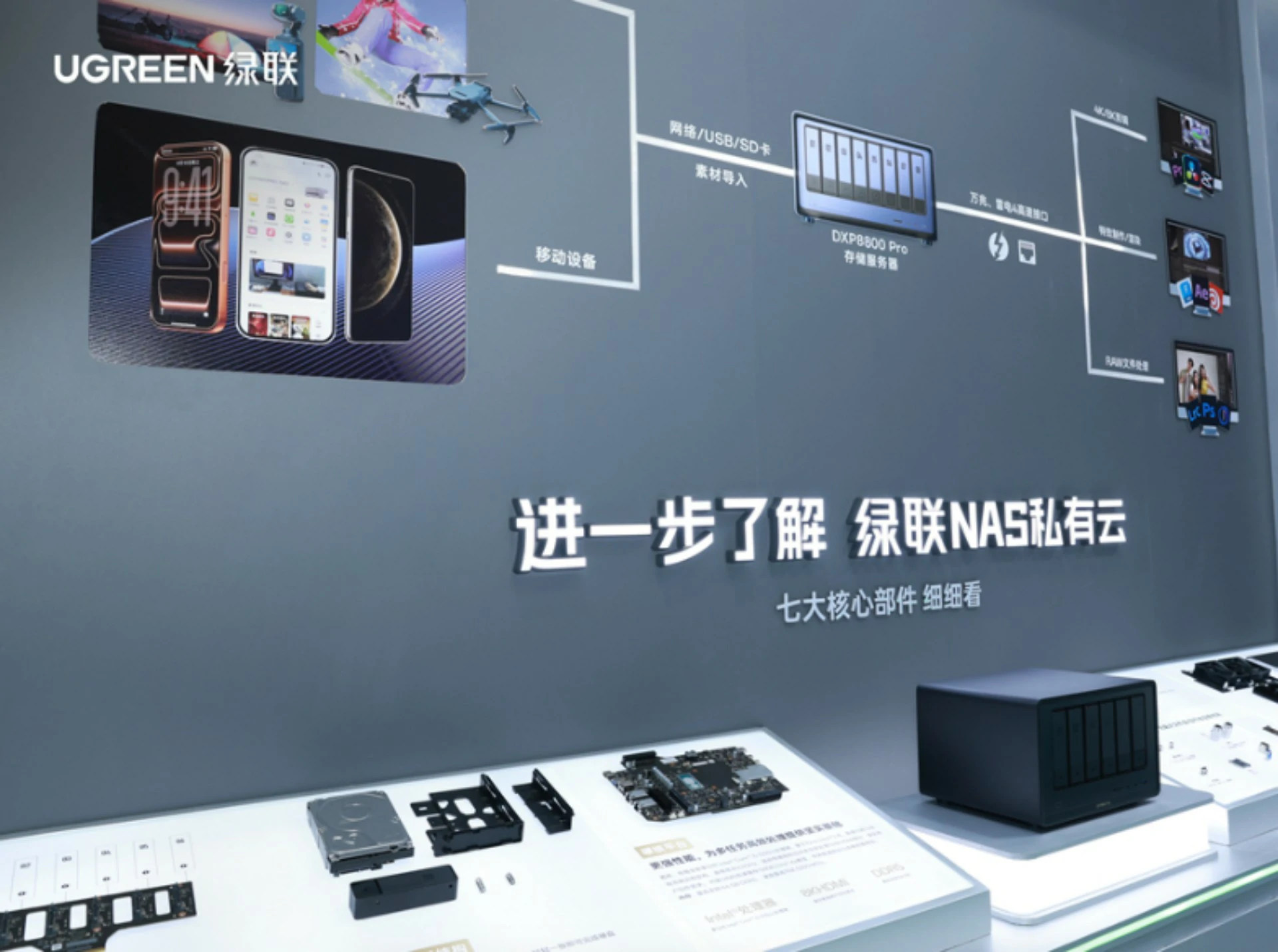 特色展区多维呈现，直观展现技术实力