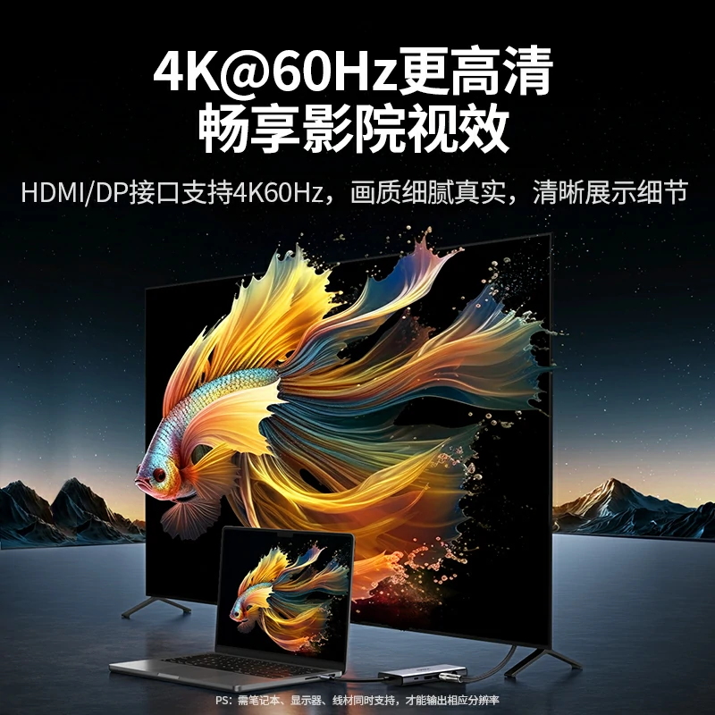 意昂29合1USB-C多功能拓展坞 双HDMI 4K