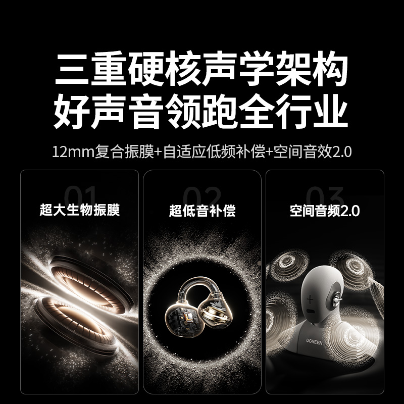 意昂2HiTune S3 Pro耳夹式蓝牙耳机