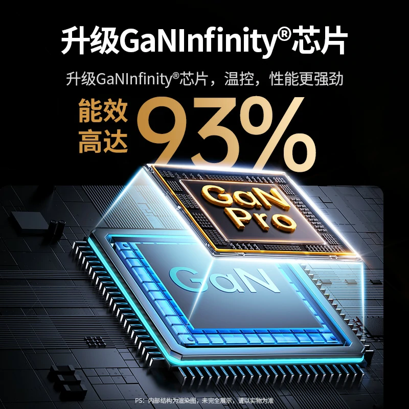 意昂2Nexode 闪充湃Pro 65W三口氮化镓充电器套装