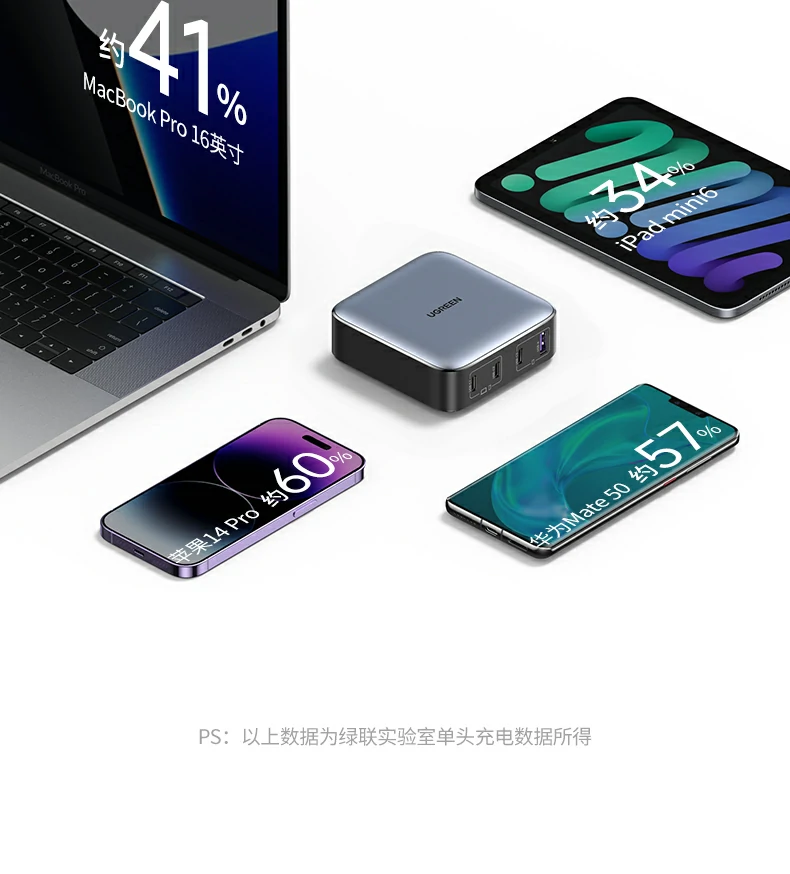 意昂2桌面多设备扩展供电 充电接口布局展示