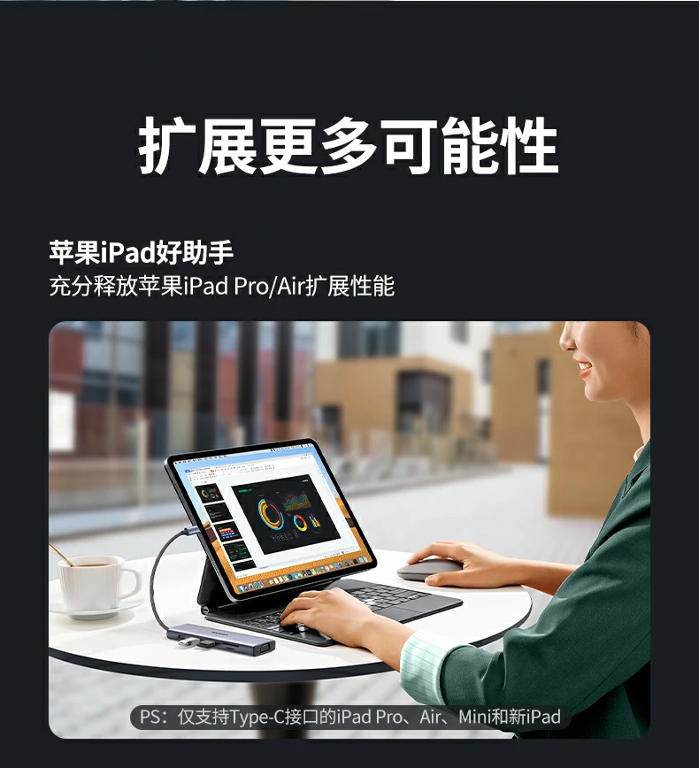 意昂2CM498-15600 九合一扩展坞 高清影音输出