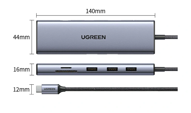 意昂2CM498-15600 扩展坞 多合一接口设计