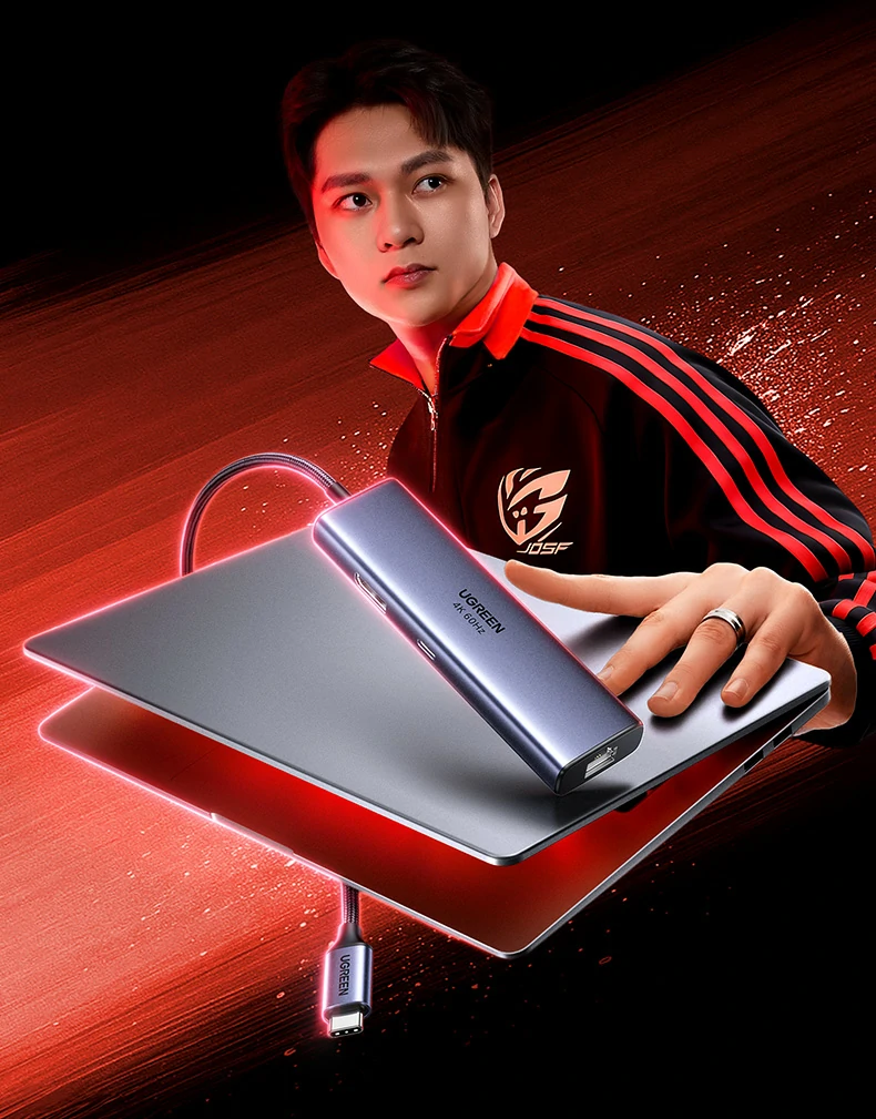 意昂2CM512-75643 DP接口特写，支持4K@60Hz高清输出