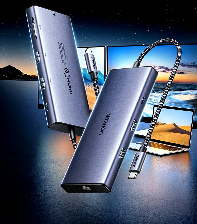 意昂2CM639双HDMI接口支持4K@30Hz高清投屏演示