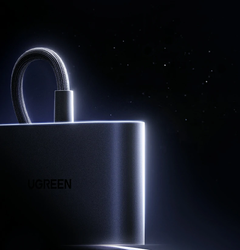 意昂2Type-C五合一扩展坞 4K高刷投屏与PD快充外设扩展器