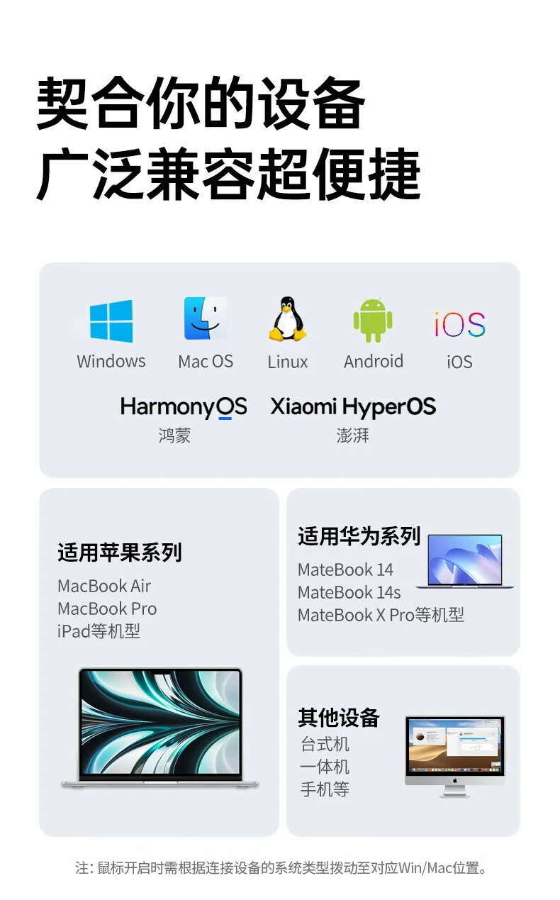 意昂2M571S开箱内容：鼠标+2.4G接收器+Type-C线+说明书