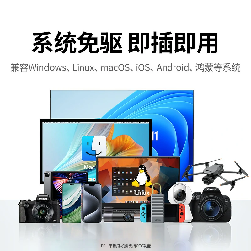 意昂2高速读卡器 USB/Type-C双接口